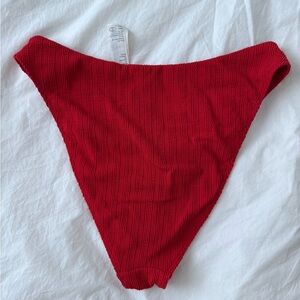 Abercrombie & Fitch Red Bikini Bottom